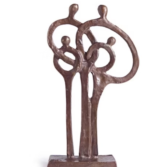 Danya B Family of 4 Ring of Love Cast Bronze. New!! - Picture 3 of 3